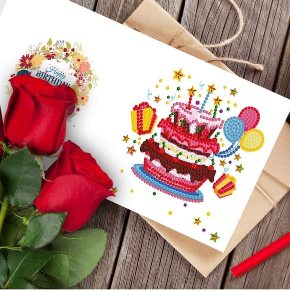 Happy Birthday Cake Card [2 Available] - Picture 3 of 8